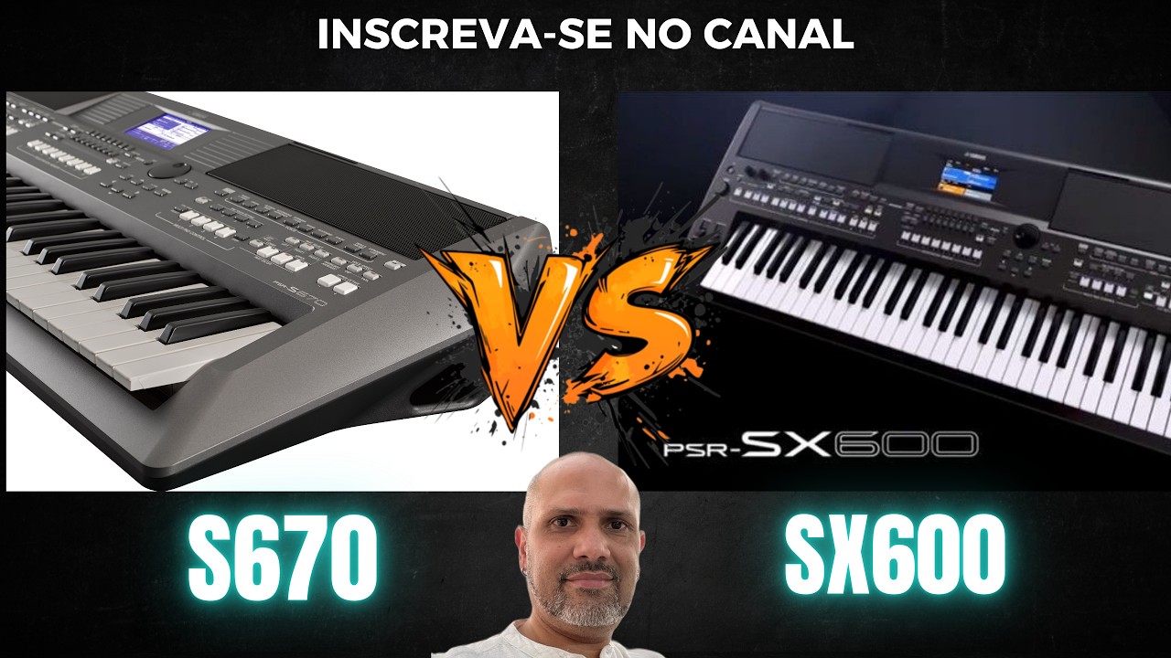 Vela a pena Yamaha PSR S670 ou PSR SX600 em 2026! #s670 #sx600 #yamaha #2026 #psr #duvidas