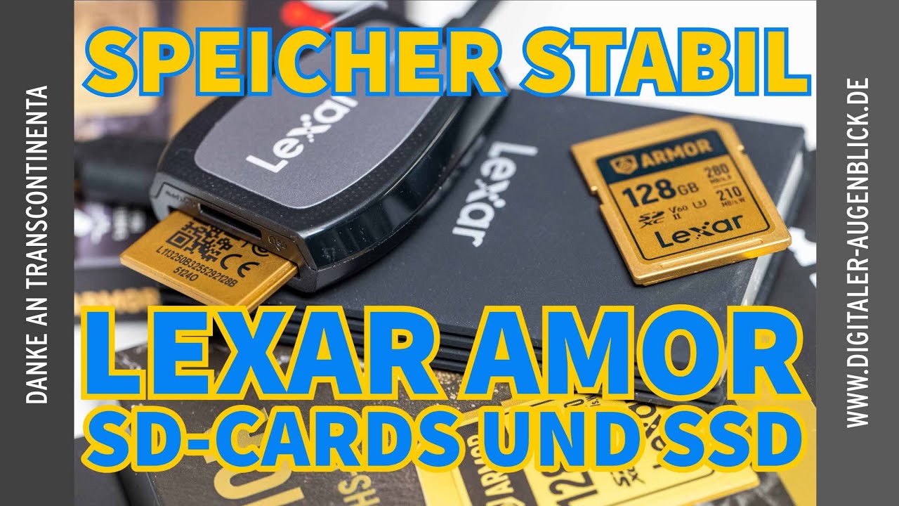 📦 LEXAR ARMOR SD-Karten & LEXAR ARMOR SSD im Praxiseinsatz und meine persönliche Speicher-Macke
