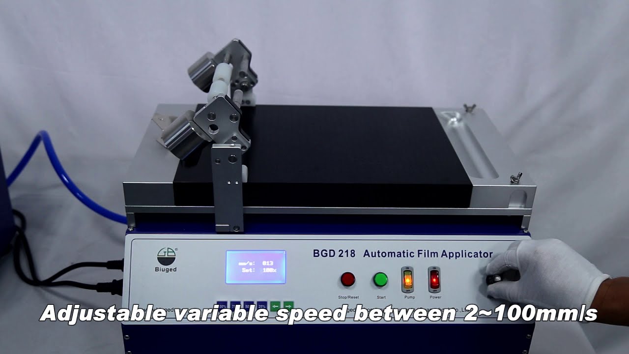 BGD 218  Automatic Film Applicator (Introduction)