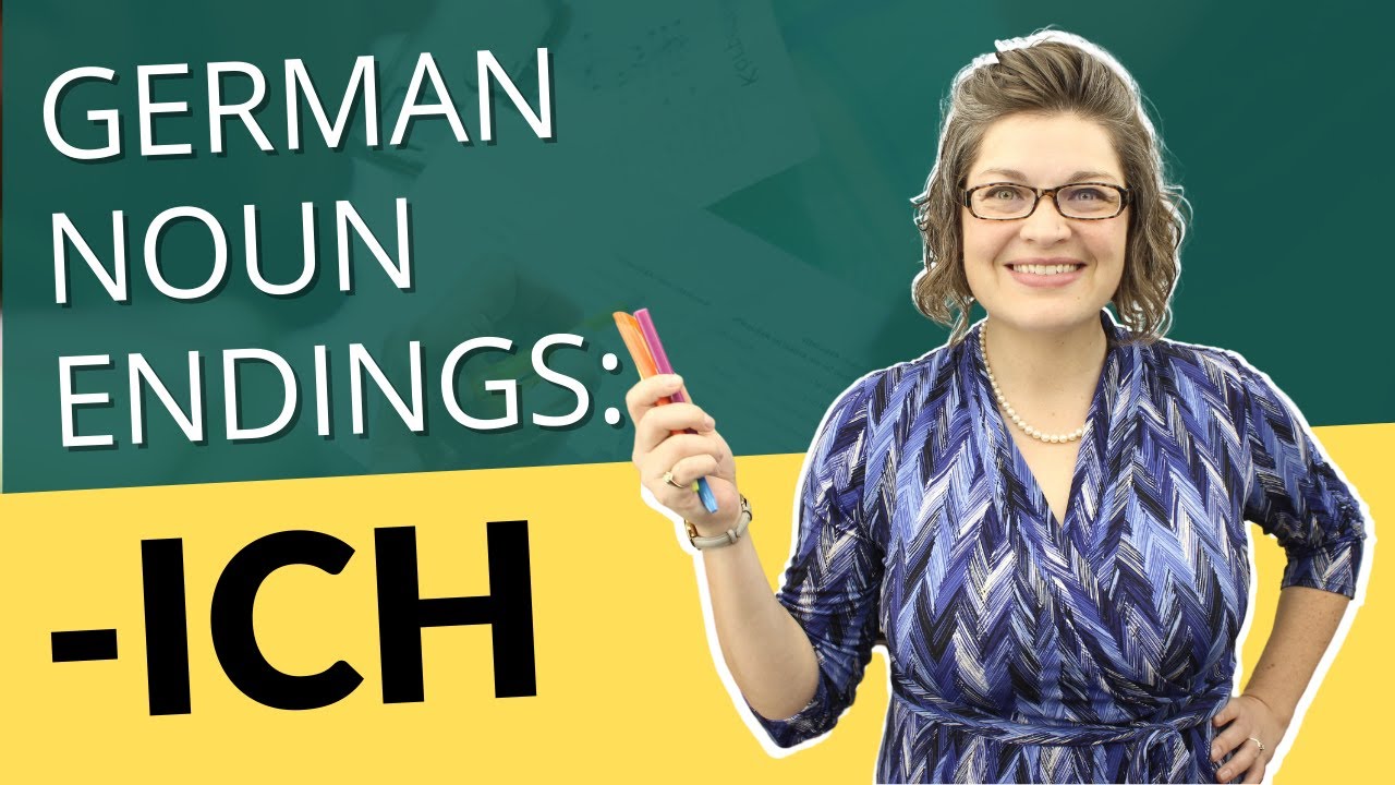 German Nouns Ending in -ich | German with Laura