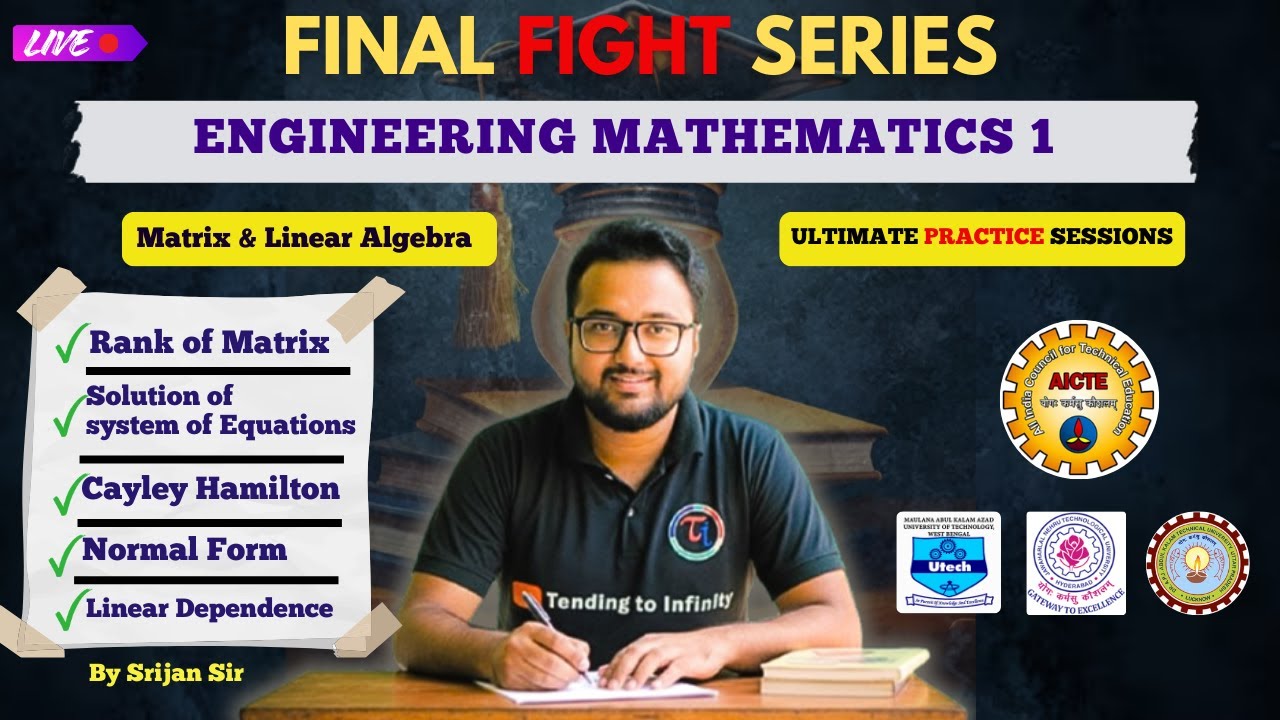 06 | Practice Session | Matrix | Linear Algebra | AKTU | MAKAUT | PYQ | Engineering Mathematics