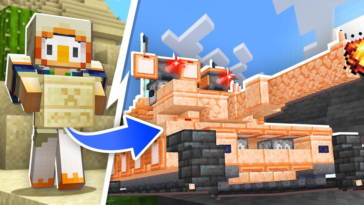 Minecraft'ta BLOKLAR SİLAHA DÖNÜŞÜYOR!