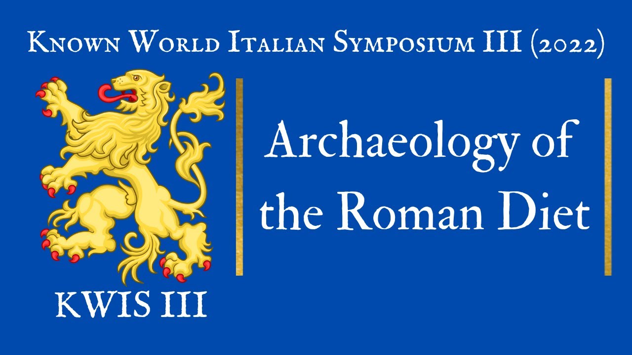 Archaeology of the Roman Diet - KWIS III 2022