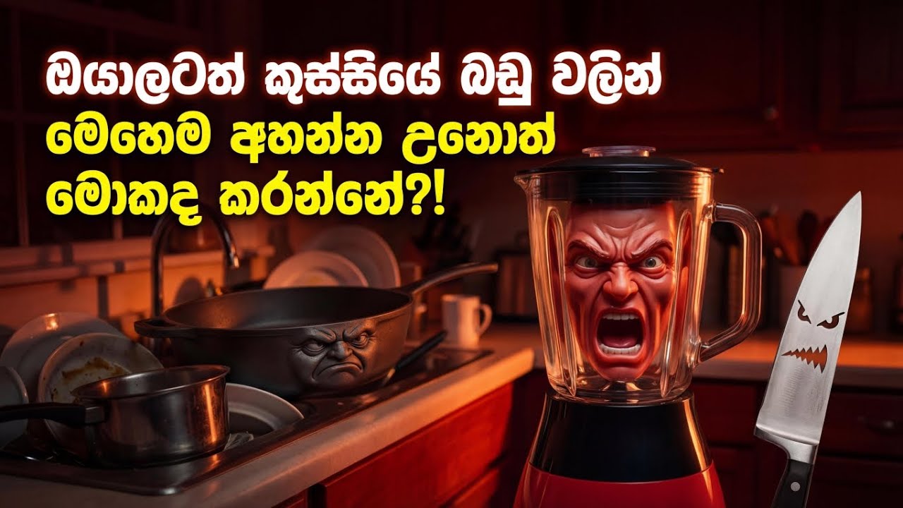 ​කුස්සියේ බඩු වලට මල පැනලා! 😡🍽️ (Kitchen Items Edition)#kitchenhacks #kitchen #comedy #funny #fun 