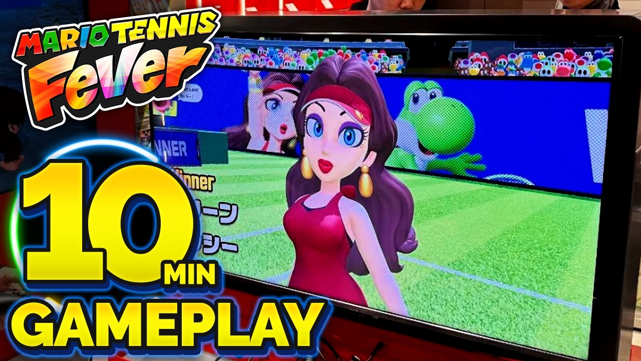 10 Minutes of Mario Tennis Fever Gameplay!