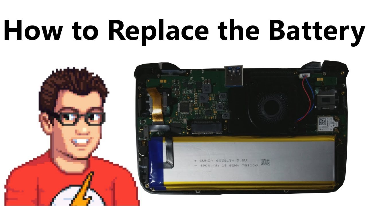 GPD Win 2 - How To Replace The Battery - Battery Replacement and Install Guide