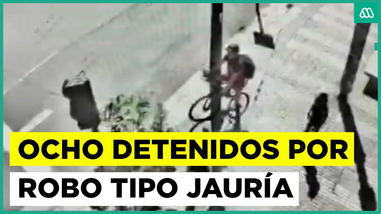Ocho detenidos por robo tipo "jauría" en La Reina