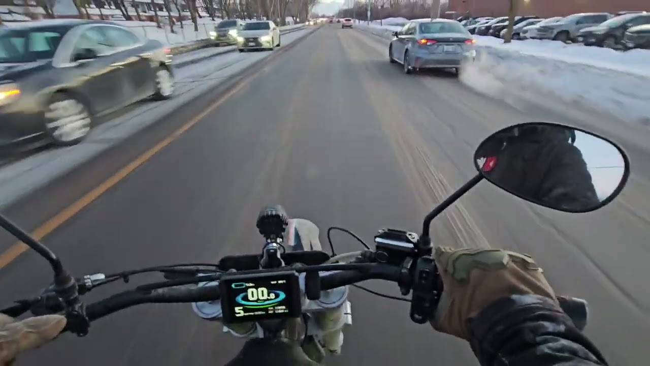 Out for a ride on a really really cold day 