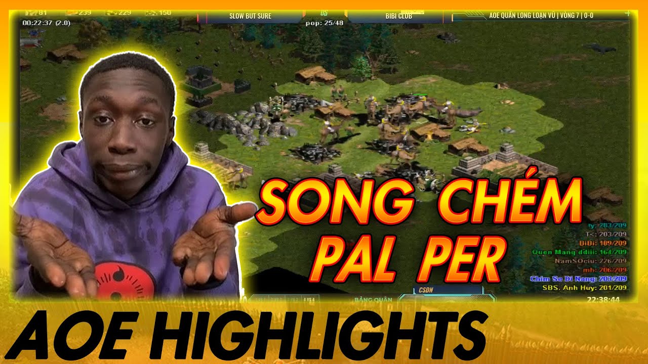 Sự khó chịu của 3 CHÉM TUYỂN nhất AoE trong tay Chim Sẻ và SBS | AoE Highlights