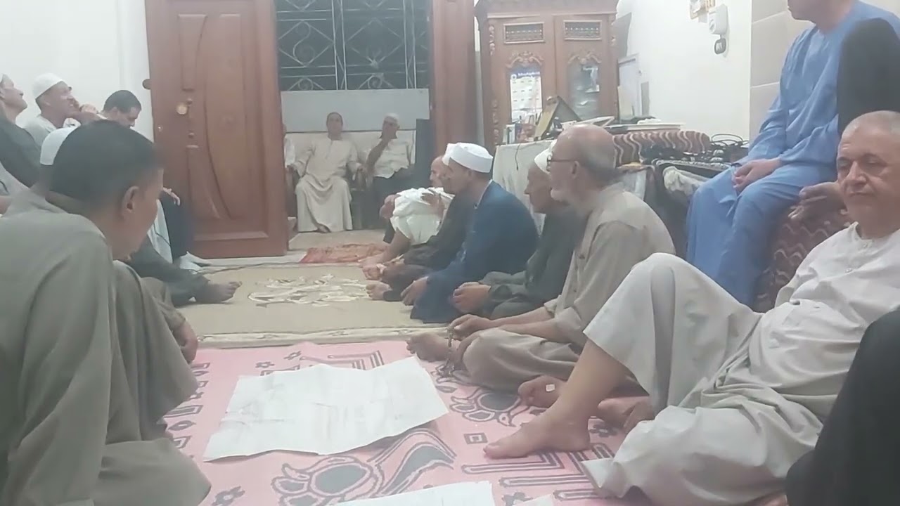 تابع الاحتفال بالمولد النبوى الشريف من منزل المستشار صلاح الاقرع
