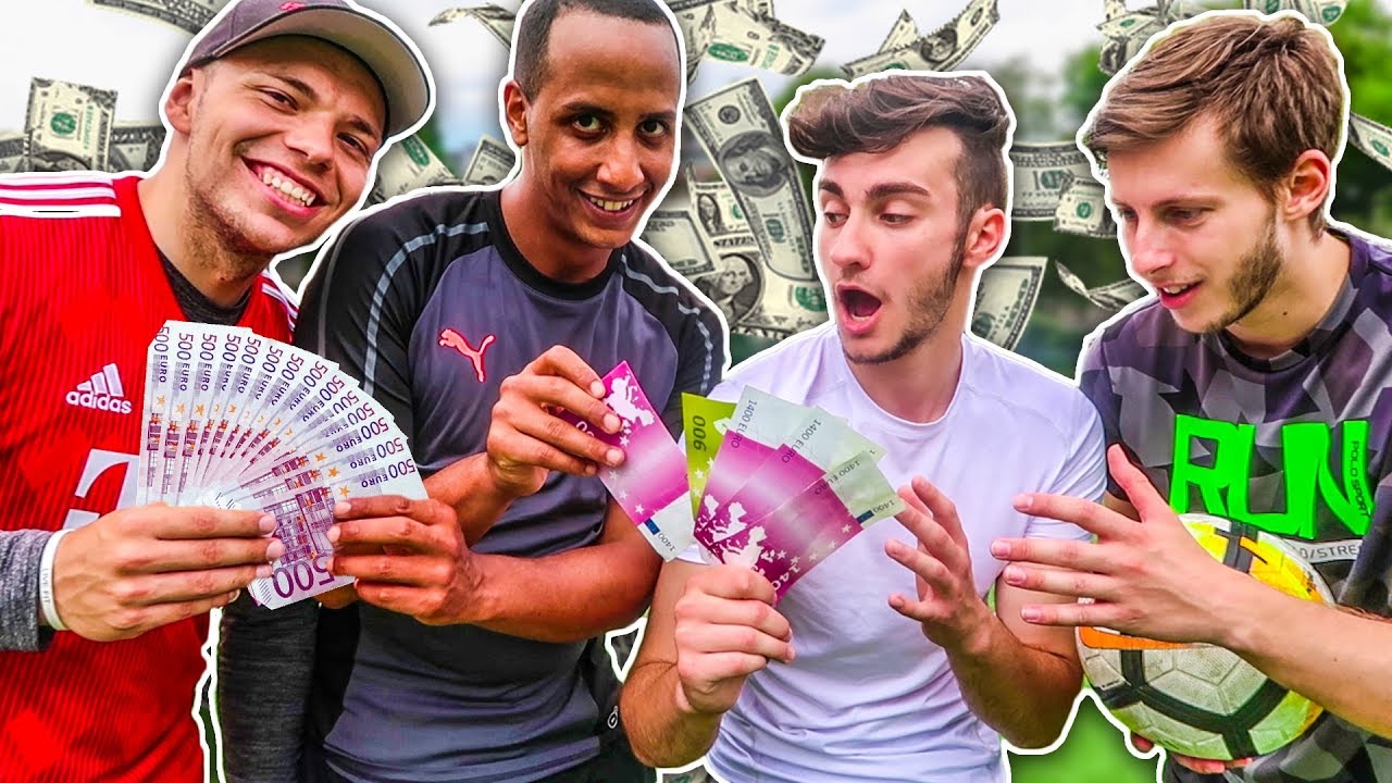 1.000€ FUßBALL CHALLENGE! (1 TOR = 50€)