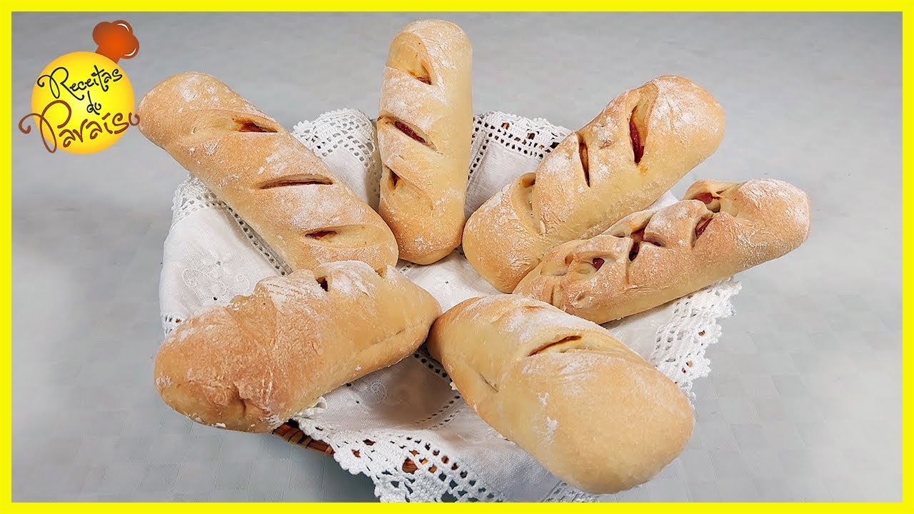 PÃO COM CHOURIÇO | 🍎 Receitas do Paraíso