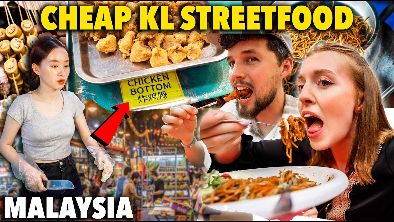 Insane STREET FOOD in MALAYSIA under $1! (Night Market in Kuala Lumpur SHOCKED US)