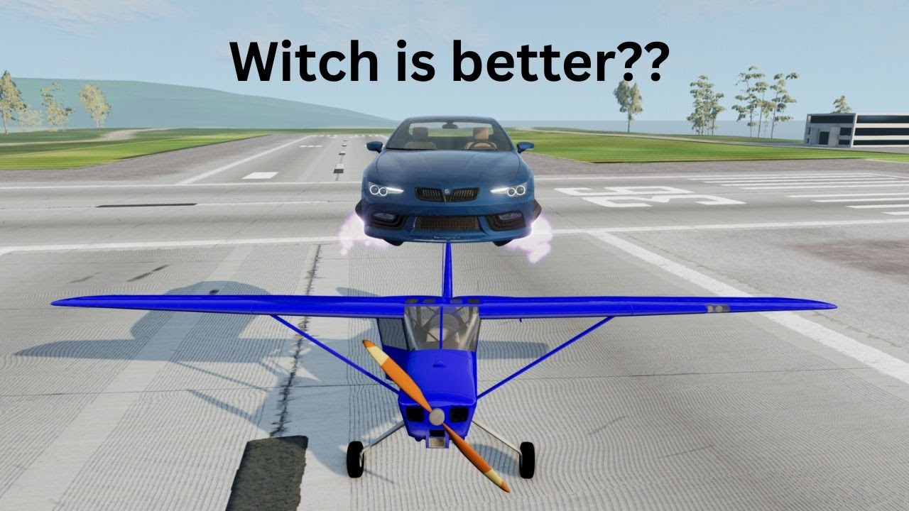 Skyrider mod VS REAL plane! (beamNG)