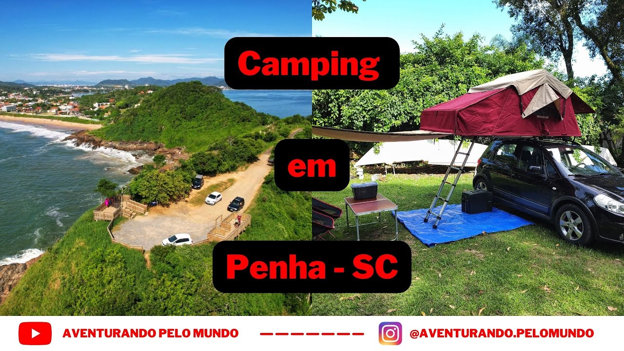 Novo camping de frente para o mar em Penha SC