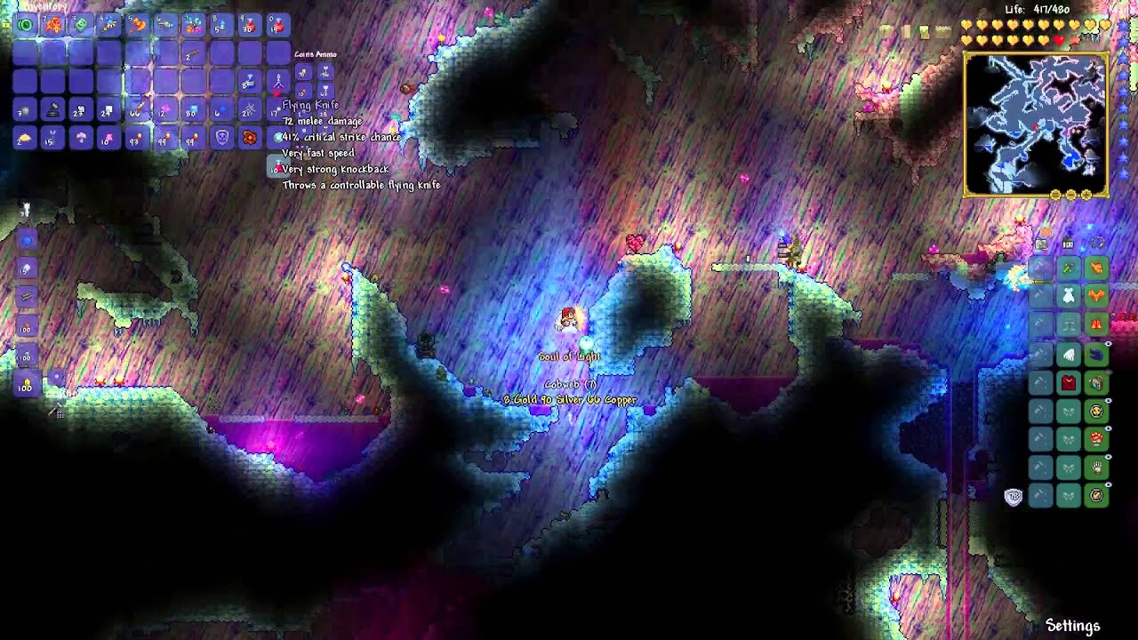 Where to find Flying Knife - Terraria