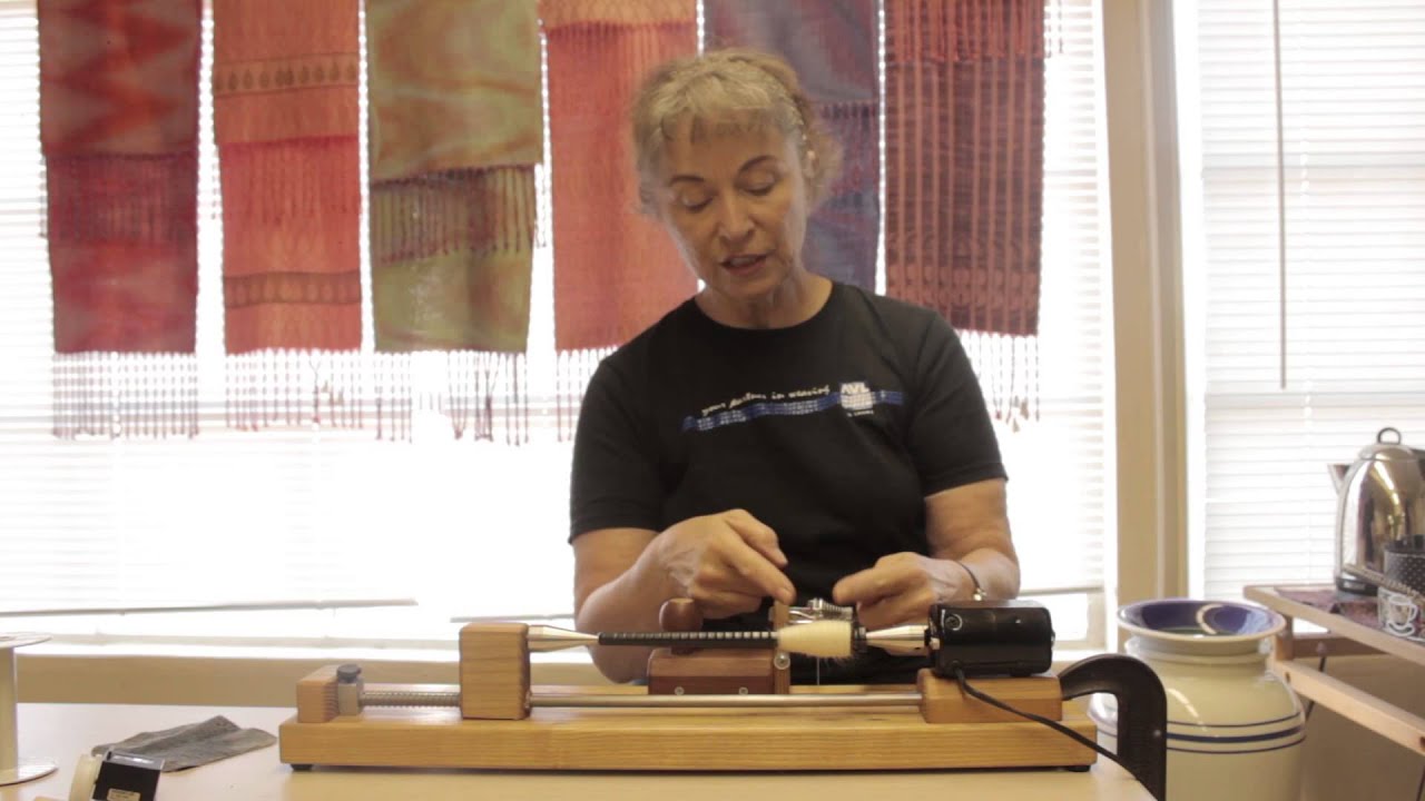 Electric Bobbin winder with Jannie Taylor