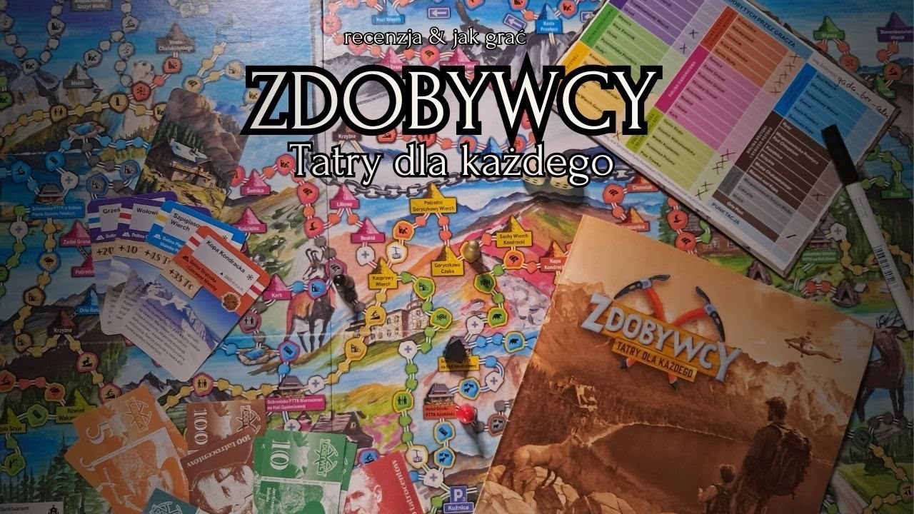 ZDOBYWCY Tatry dla każdego - jak grać & recenzja gry
