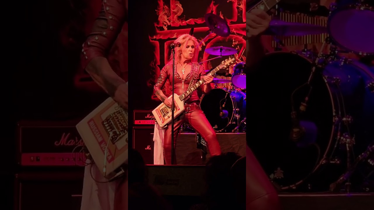 Lita Ford performs 