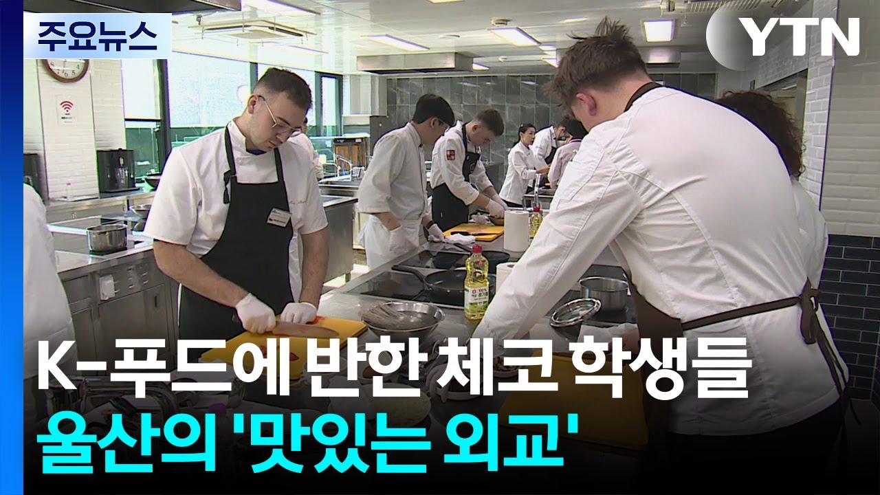 K-푸드에 반한 체코 학생들...울산의 '맛있는 외교' / YTN