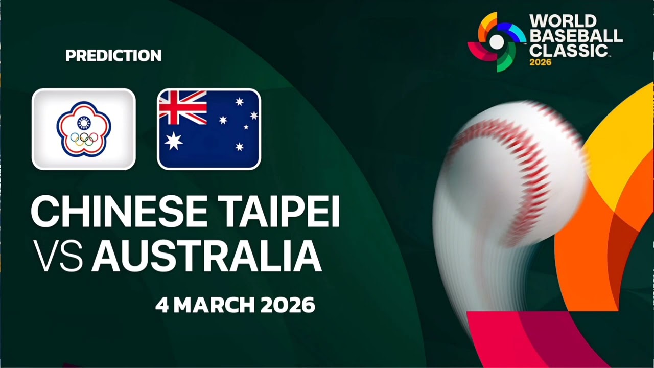 Chinese Taipei VS Australia | World Baseball Classic Match Prediction 
