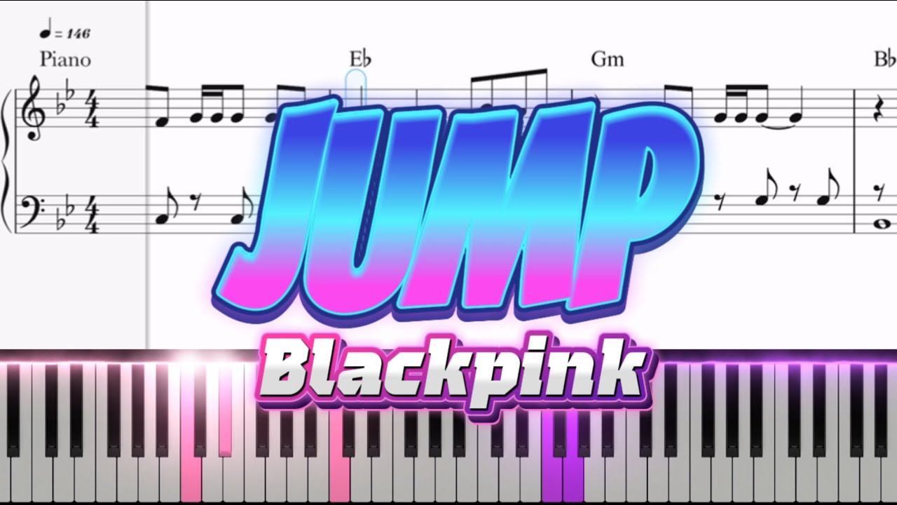 Jump - Blackpink | piano cover and sheet music