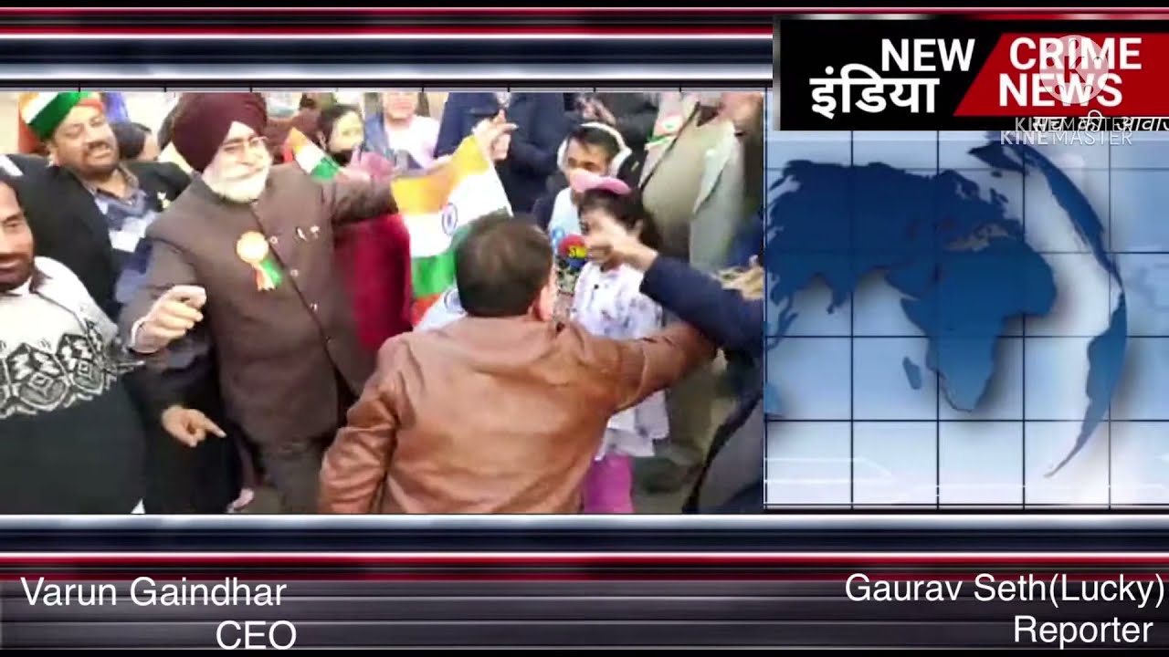New India crime news!!Sahara club celebration!!chief Guest DSP City Batala Parwinder Kaur ji!!
