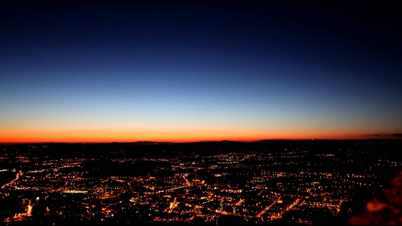 4K P&ocirc;r do Sol em Guimar&atilde;es Timelapse (HDvideo 4K 30fps)