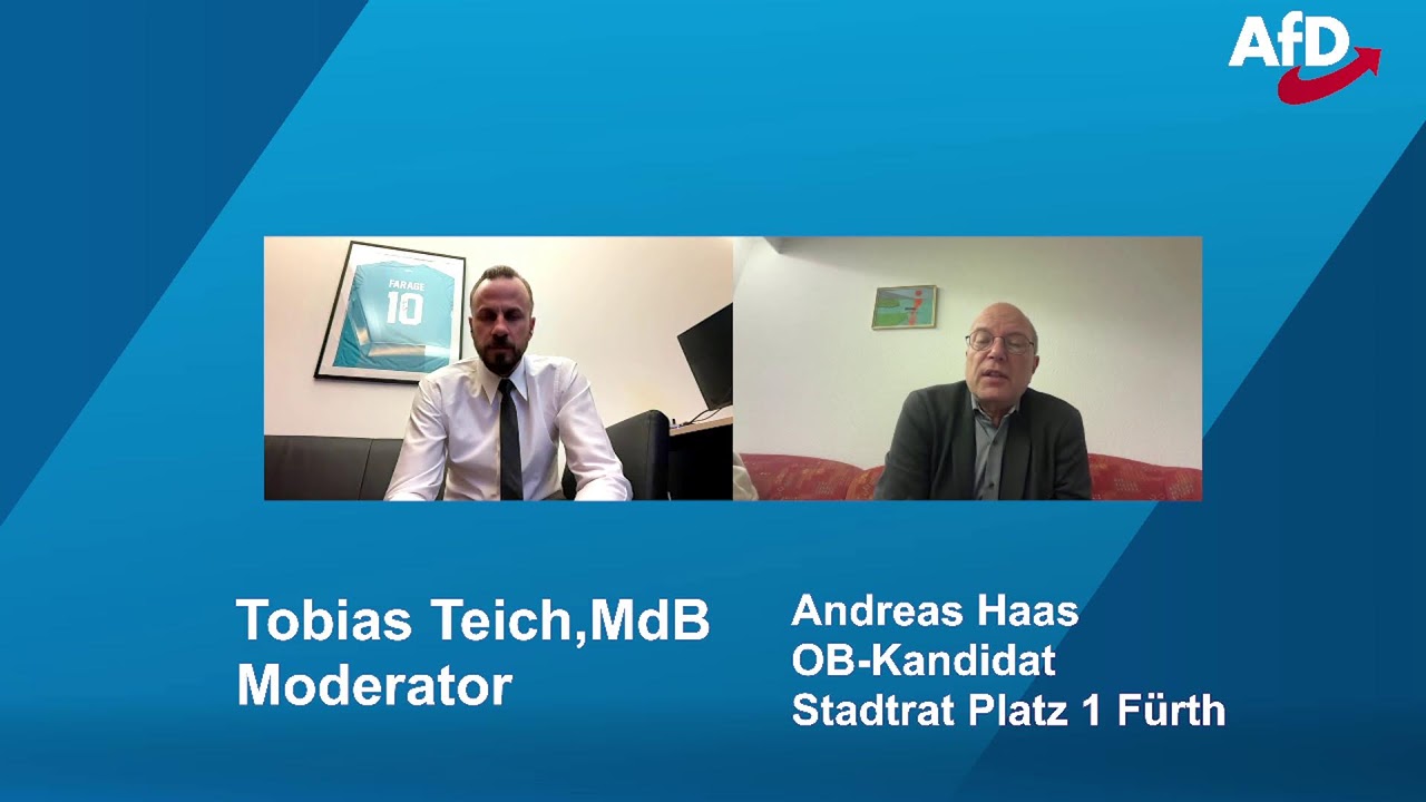 AfD Bayern Talk mit den Kommunalwahlkandidaten