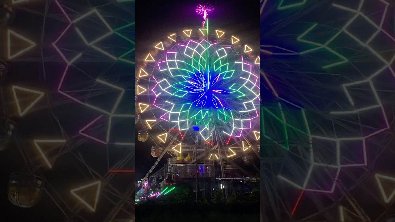 Giant Wheel Bokolia Mela Fair Organized in Assam, India