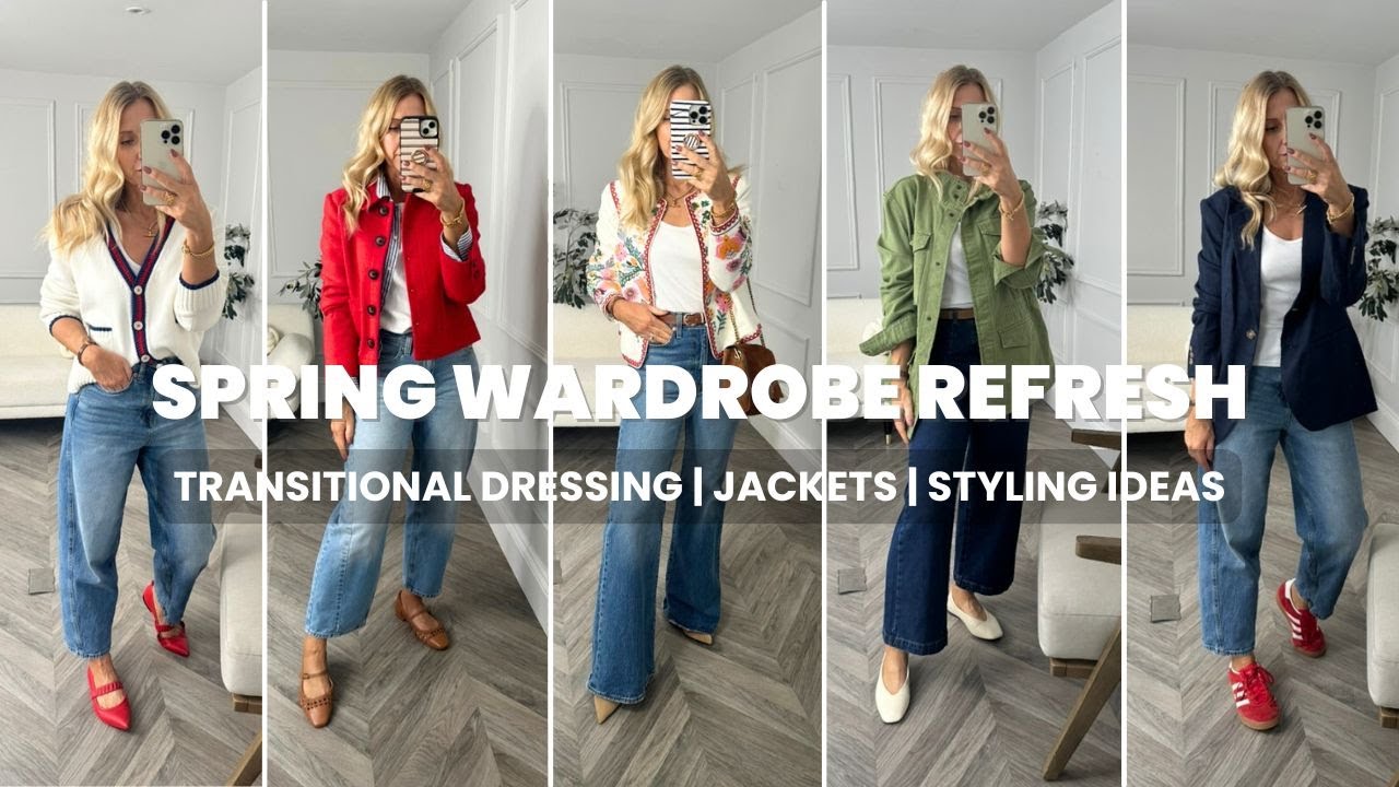 Spring Wardrobe Refresh. New in Transitional Pieces. Jackets & Styling Tips with Melissa Murrell