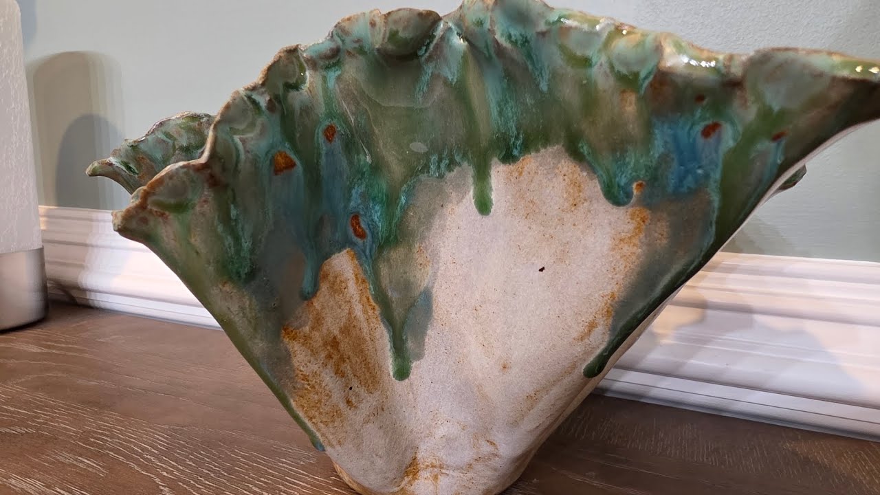 First glaze kiln opening of 2026!!!  Mushrooms, wavy bowl, vases and more! All combos shared!!