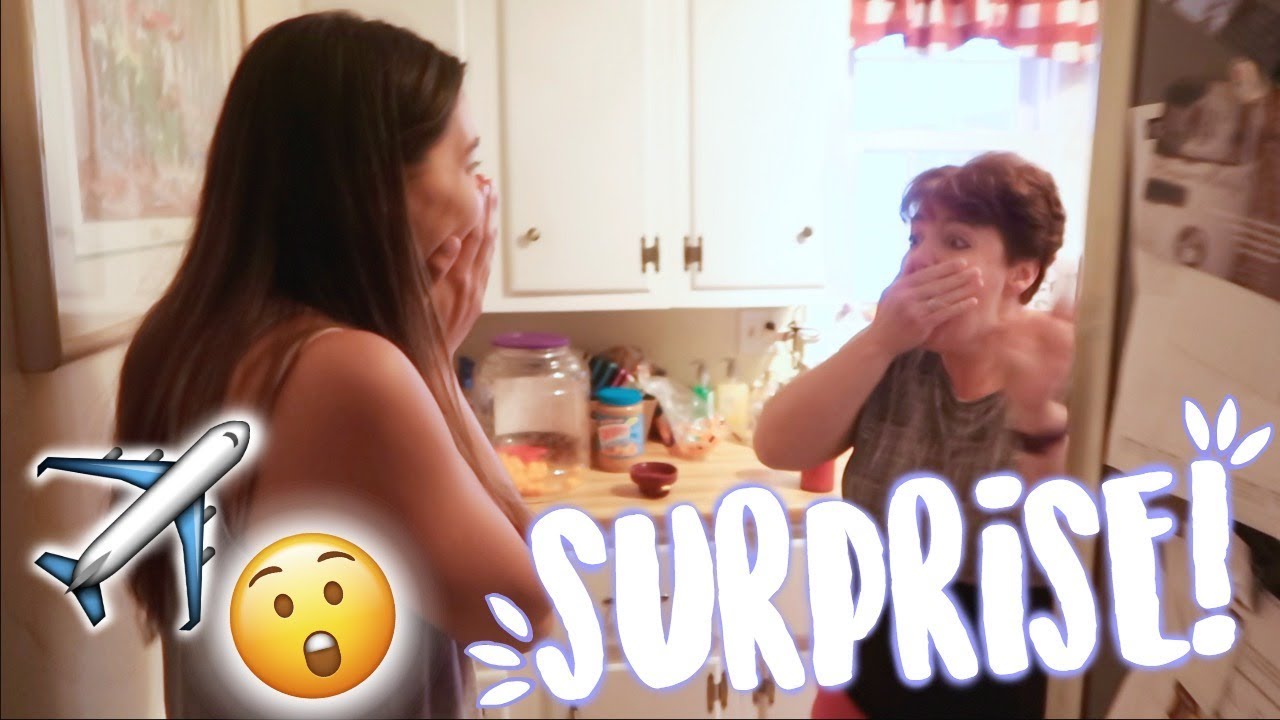 FLYING HOME AND SURPRISING MY FAMILY!