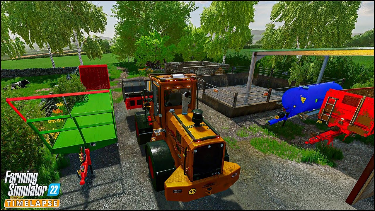 Rolling Rye. Spreading Lime & Spraying Liquid Fertilizer | #CourtFarm Ep.110 | Farming Simulator 22