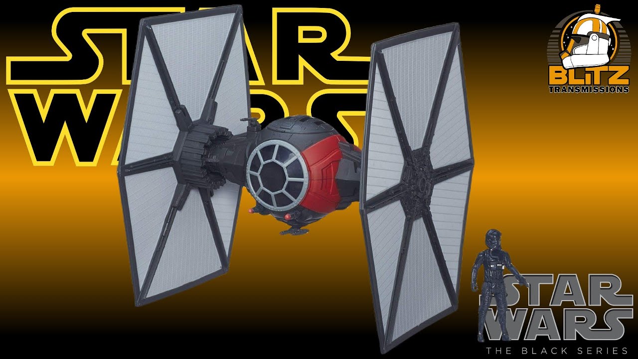 Hasbro The Black Series First Order Special Forces TIE Fighter Review