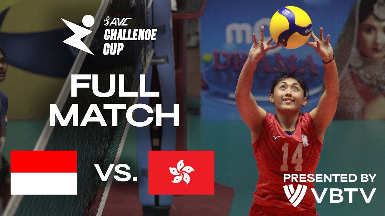 🇮🇩 INA vs. 🇭🇰 HKG - AVC Challenge Cup 2024 | Pool Play - presented by VBTV