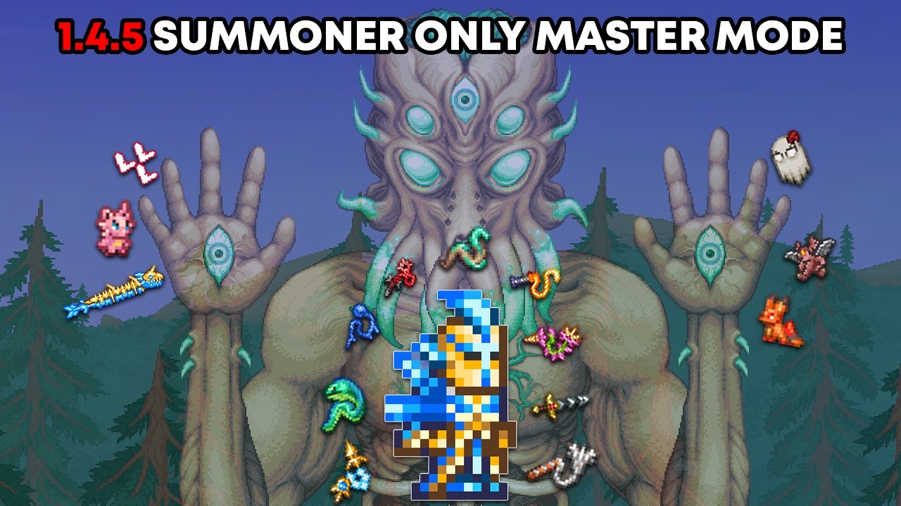 Terraria 1.4.5 Summoner Is A Bit Broken (Full Movie)
