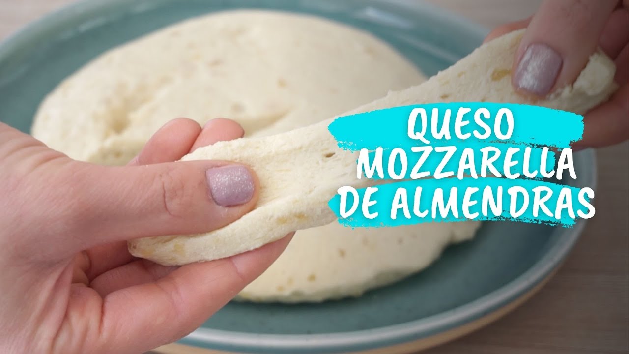 Queso mozzarella de almendras | VEGANO