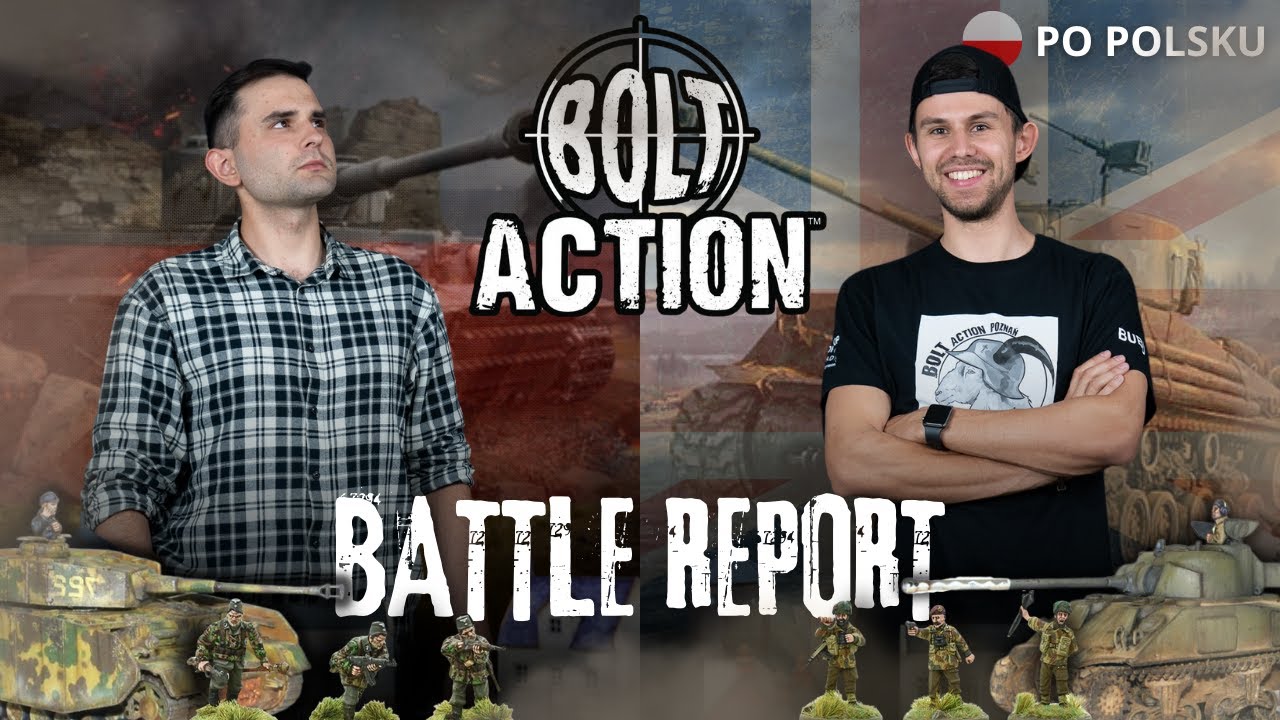 [PL] BOLT ACTION - Battle Report BRYTYJCZYCY vs NIEMCY! 1200pkt. | WARBAND TV