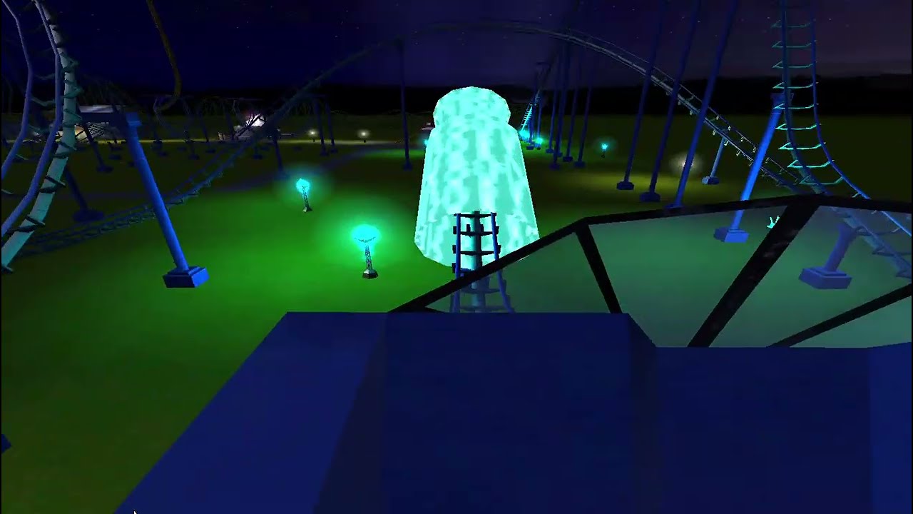 Roller coaster tycoon 3 Wild times Great zootopian Scream machine Night POV