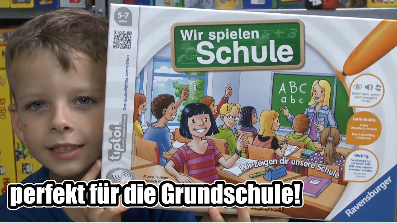 Tiptoi - Wir spielen Schule (Ravensburger) - ab 5, 6, 7 Jahre - perfekt für 1.Klasse / Grundschule