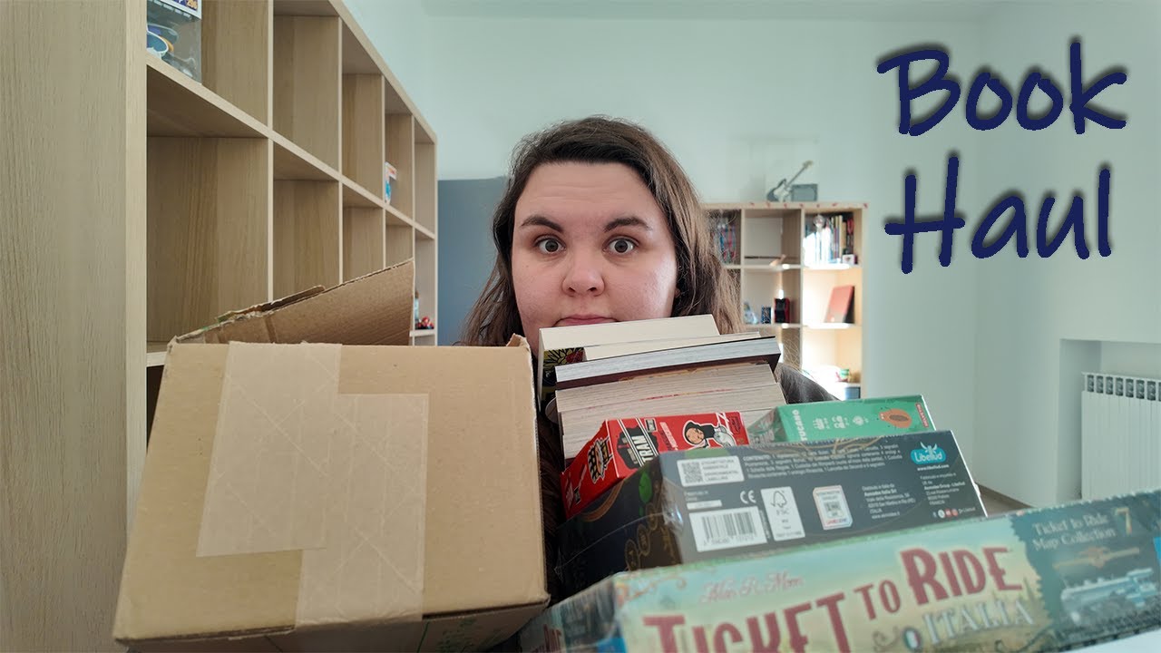 Un book haul a bassa soglia di attenzione! (+ qualche gioco da tavolo)