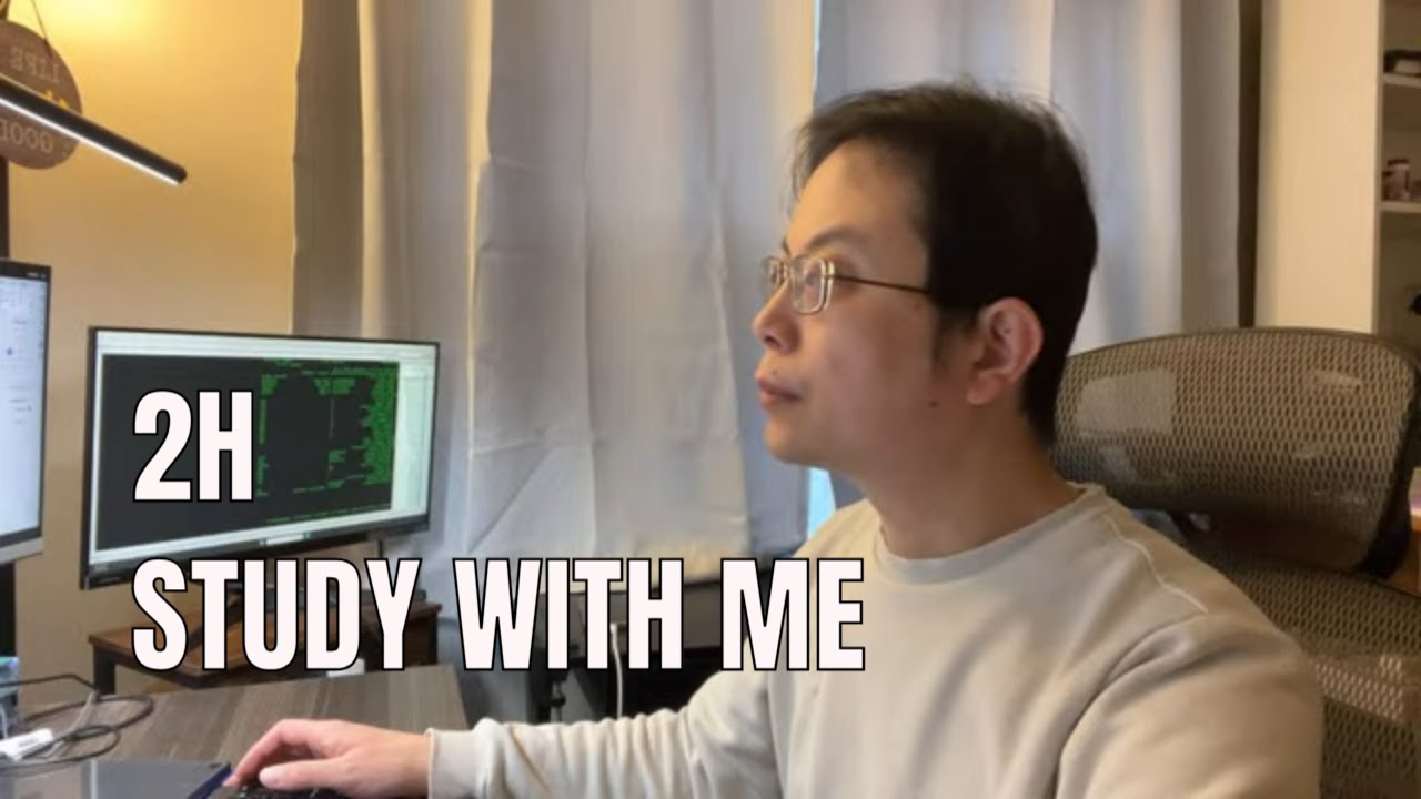 Study With Me LIVE ｜No Music｜Deep Focus｜Keyboard Sounds｜2 Hours