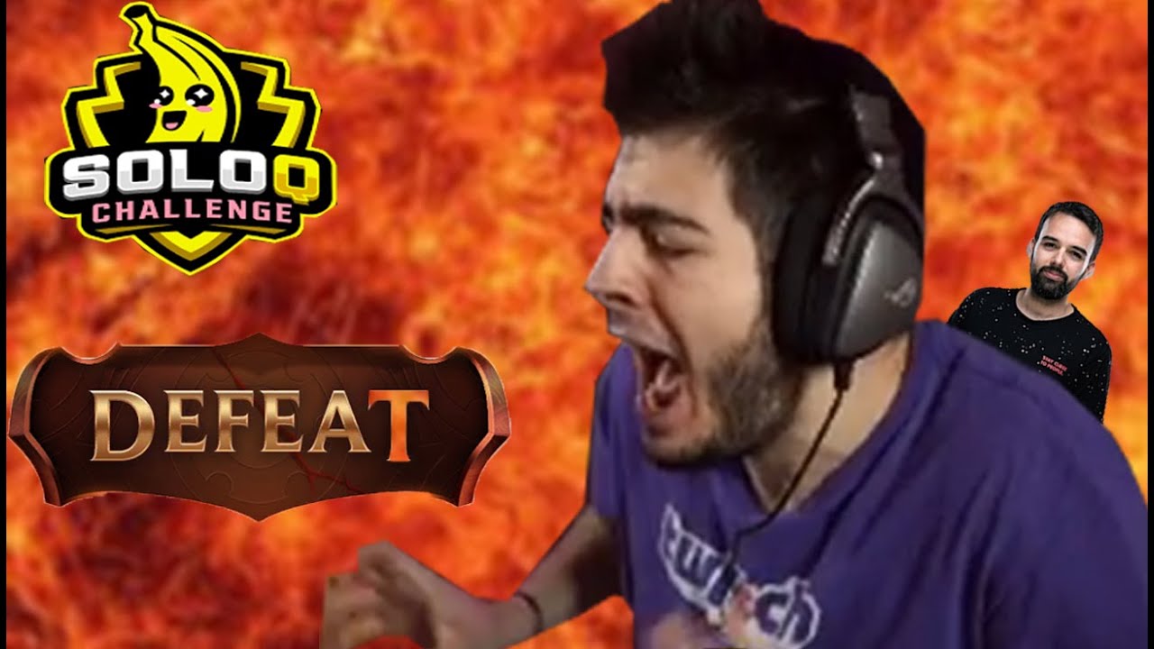 Mejores Momentos De ElmilloR Tilt En El SoloQChallenge |elmillor lol
