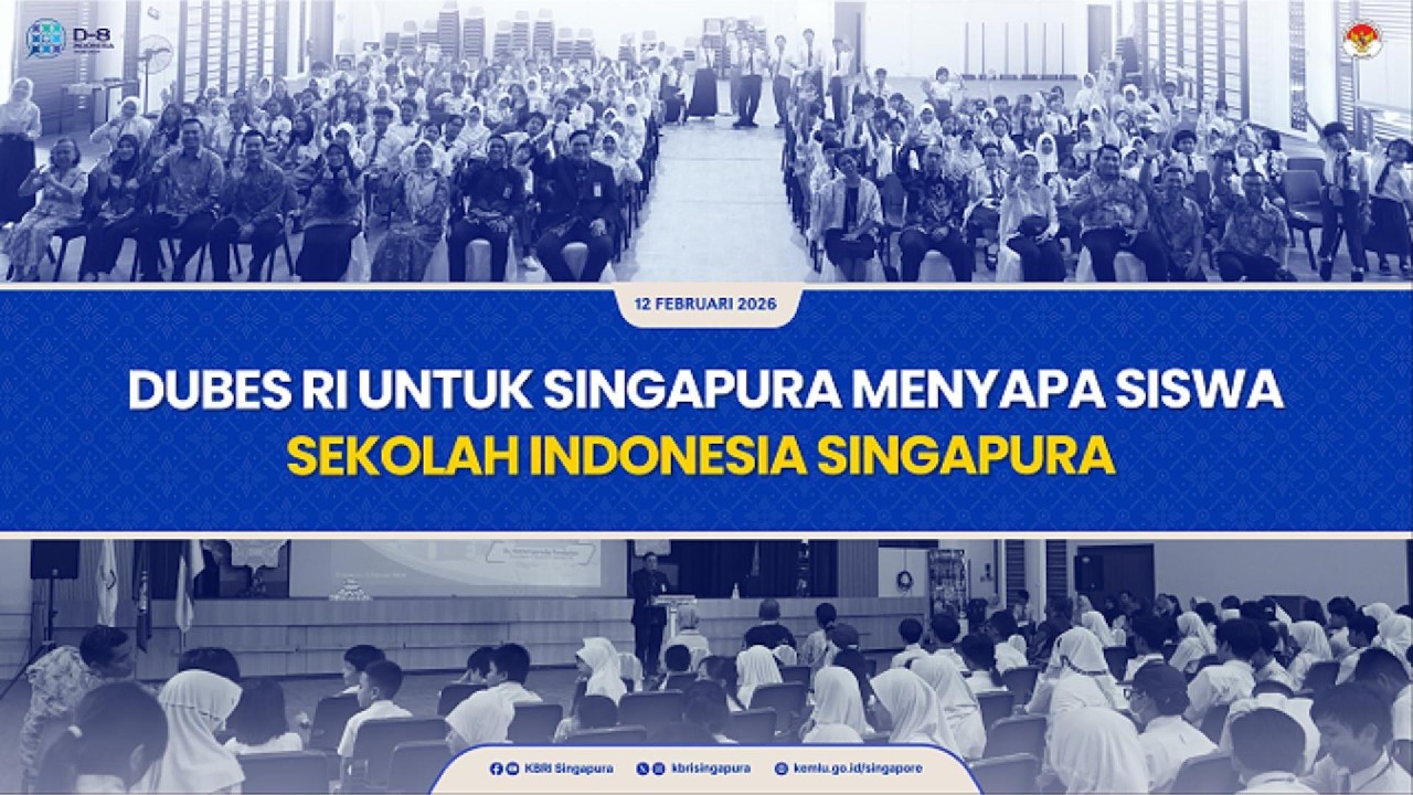 DUBES RI UNTUK SINGAPURA MENYAPA SISWA SEKOLAH INDONESIA SINGAPURA