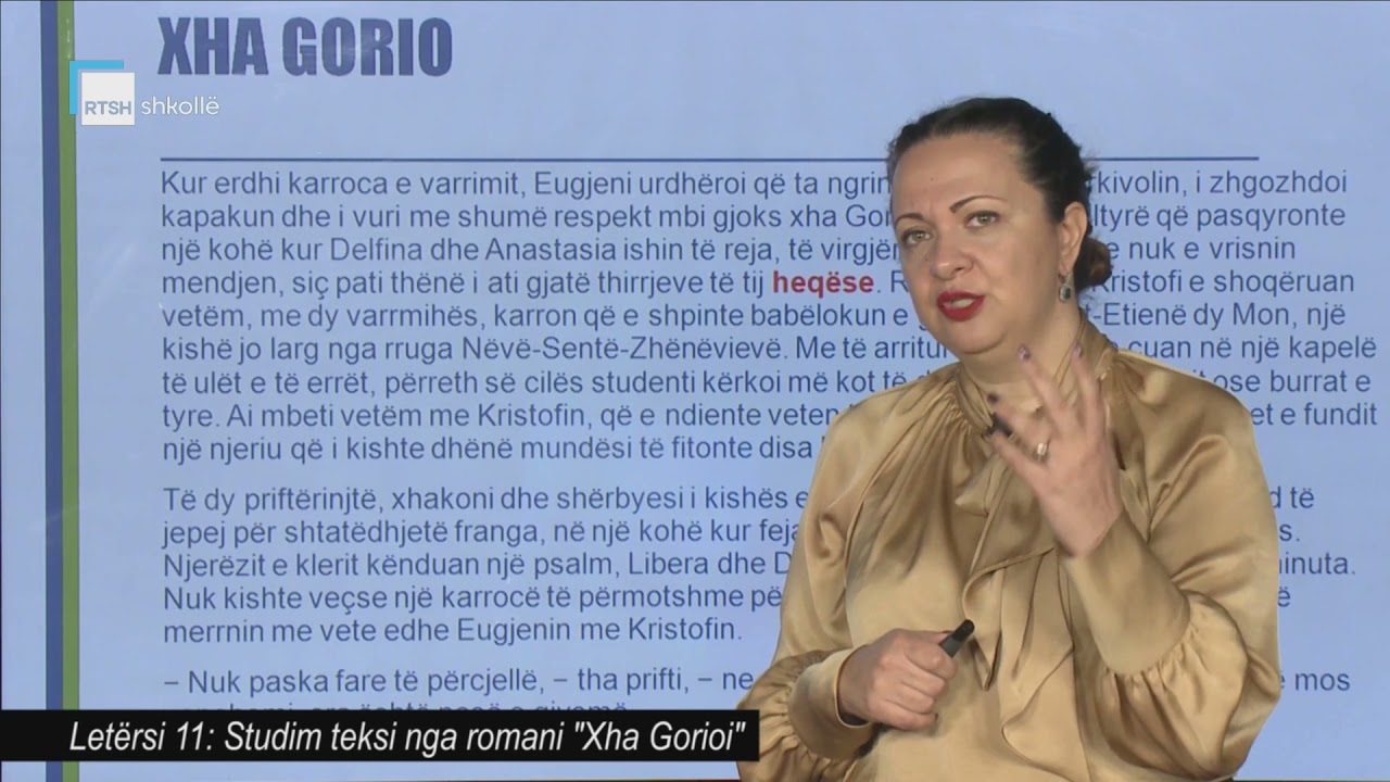 Letërsi 11 - Studim teksi nga romani  