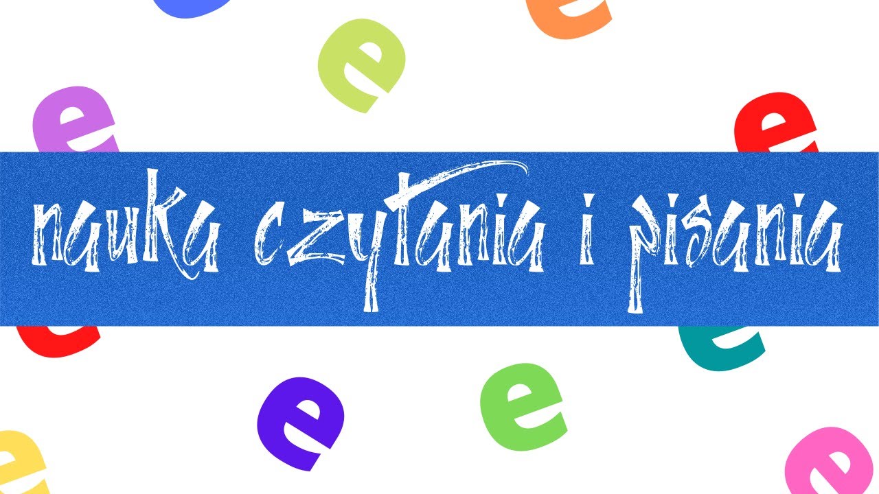 Nauka pisania - litera E