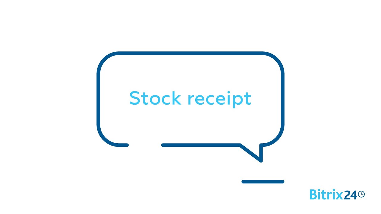 Stock receipt