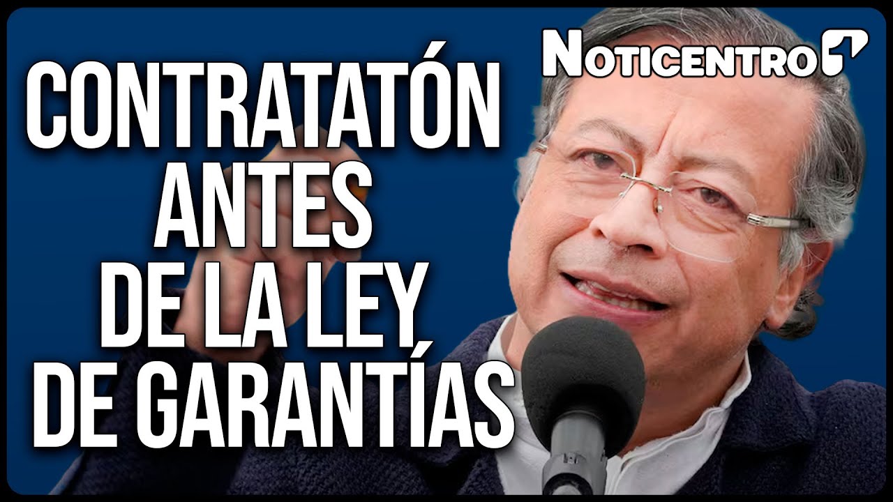 Gobierno firmó casi $610.000 millones antes de Ley de Garantías y hay alerta | Canal 1 | Noticentro