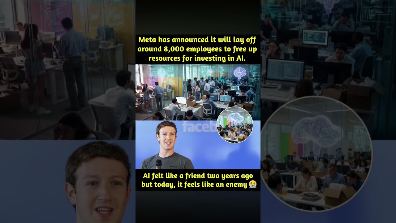 Meta Layoffs Shock: 8,000 Jobs Cut for AI Expansion 😨🤖